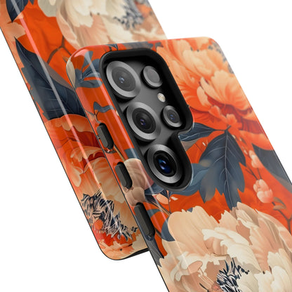 Floral Tough Case, Durable Floral Phone Case, Stylish Protection Case, Gift for Her, Spring Accessories, Mother’s Day Gift