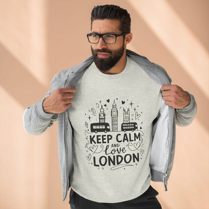 Unisex Crewneck Sweatshirt -  Keep calm and love London