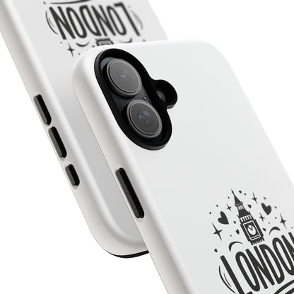 Stylish Phone Case for London Lovers, London Gift, Travel Accessory, Unique Smartphone Case, Cityscape Phone Cover