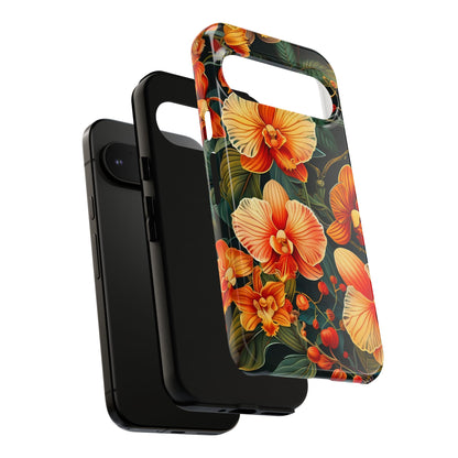 Floral Phone Case - Tough Cases, Protective Cover, Gift for Her, Smartphone Accessory, Floral Design, Nature-Inspired
