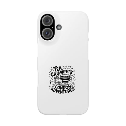 Charming Slim Phone Cases for Tea Lovers | Unique London Adventures | Fun Gift for Friends, Trendy Accessories, Travel Enthusiasts, [...]