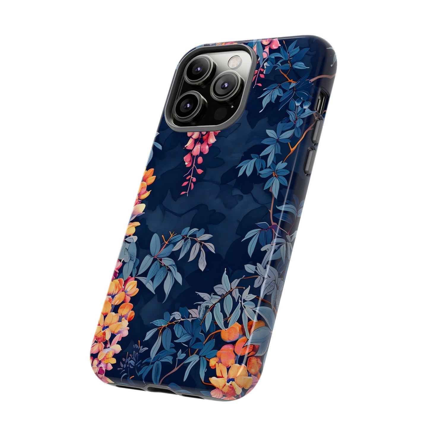 Floral iPhone Case, Tough Phone Cover, Gift for Her, Nature Lover Accessory, Spring Decor, Unique Floral Design