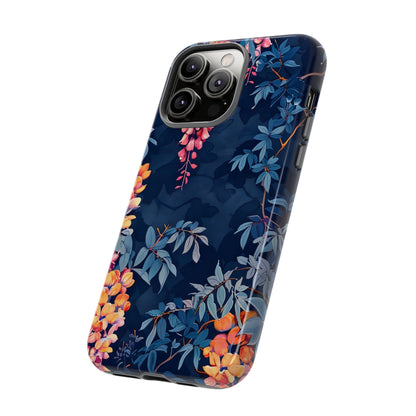 Floral iPhone Case, Tough Phone Cover, Gift for Her, Nature Lover Accessory, Spring Decor, Unique Floral Design