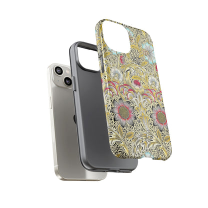 Floral Phone Case - Tough Cases, Floral Design, Stylish, Protective, Unique Gift for Her, Phone Accessories