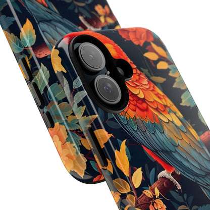 Vibrant Parrot Phone Case - Tough, Stylish, Nature-Inspired, Tropical, Wildlife, Perfect Gift, Summer Vibes