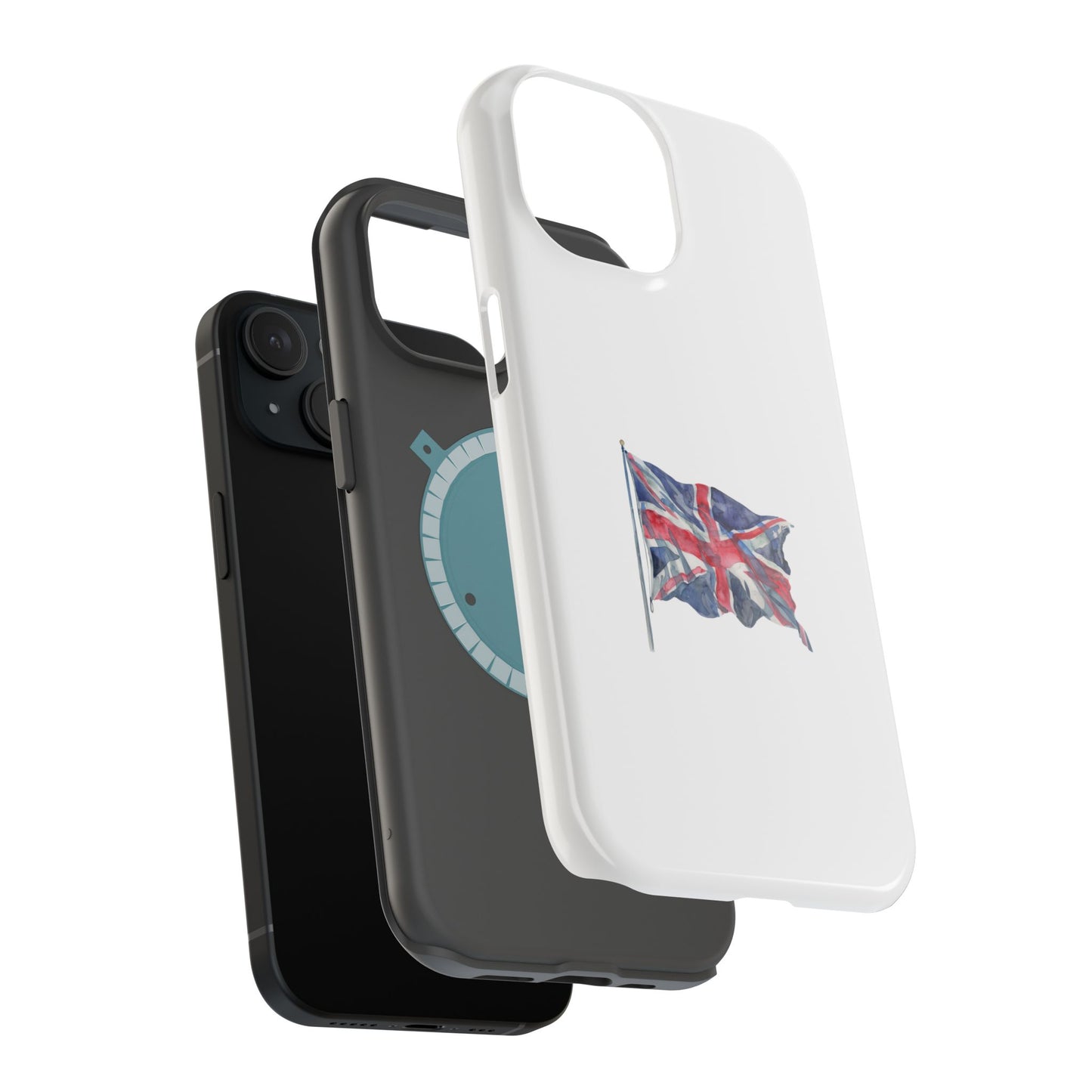 UK Flag Magnetic Tough Case, Durable Phone Cover, British Pride Accessory, Gift for Travelers, Patriot’s Tech Protector