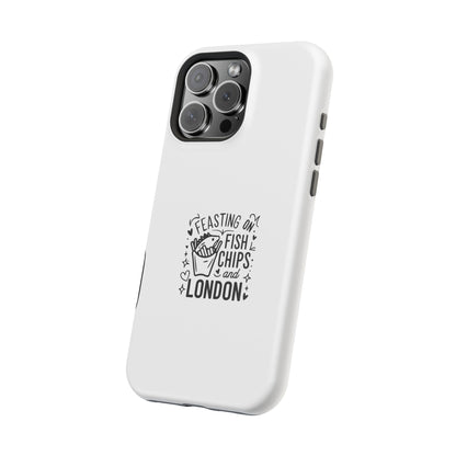 Feasting on Fish & Chips Phone Case, Cute London Inspired Magnetic Tough Case, Unique Gift for Food Lovers, Travel Accessory, British [...]