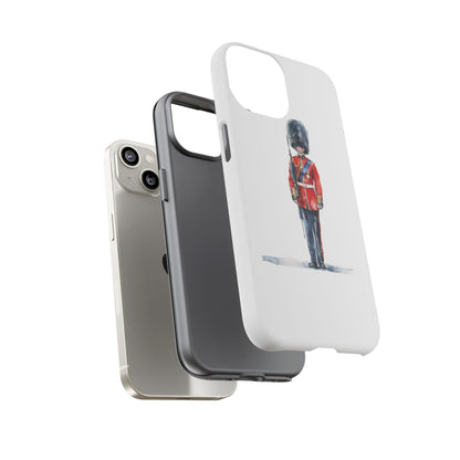 British Royal Guard Phone Case - Tough Cases, Unique Phone Cover, Gift for Her, Cute Accessory, British Soldier Design