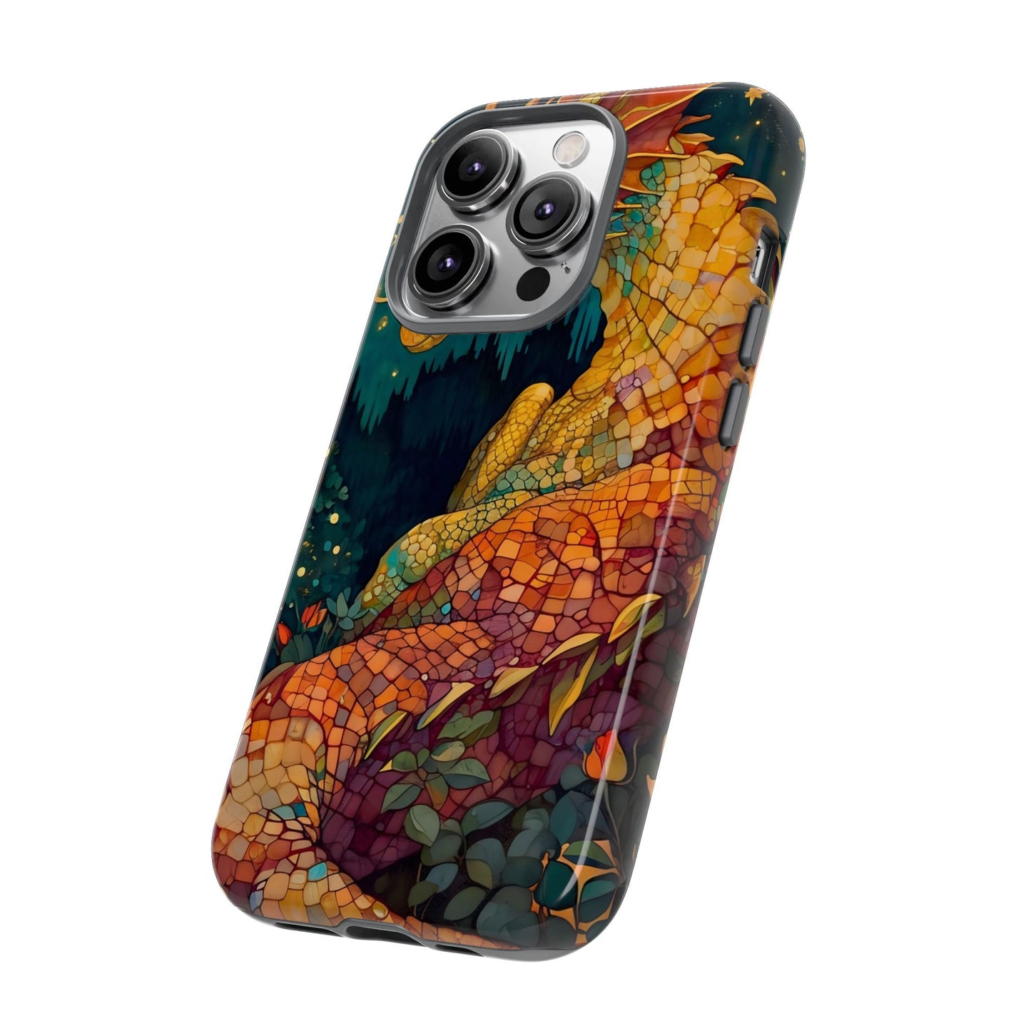Dragon Art Phone Case, Tough Phone Cover, Fantasy Gift, Unique Mobile Accessory, Dragon Lover Gift, Stylish Protection