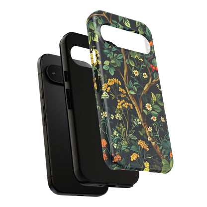 Floral iPhone Case, Nature Inspired Tough Case, Botanical Phone Cover, Eco-Friendly Gift, Unique Floral Design
