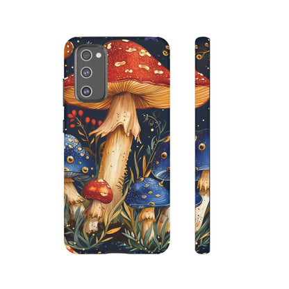 Colorful Mushroom Phone Case, Tough Cases with Nature Design, Gift for Nature Lovers, Artistic Phone Protector, Gift for Her