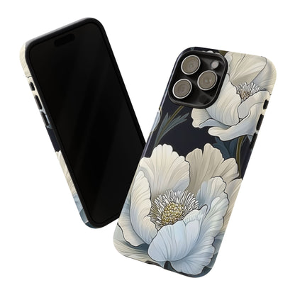 Floral Phone Case, Tough Cases for Women, Stylish Phone Cover, Floral Design Phone Protector, Nature Inspired Tech Accessories
