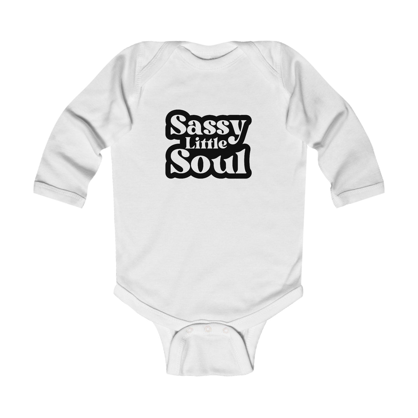 Sassy Little Soul Infant Long Sleeve Bodysuit - Playful Baby Apparel