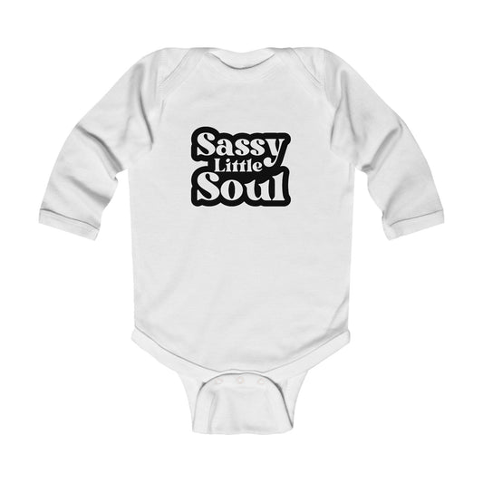 Sassy Little Soul Infant Long Sleeve Bodysuit - Playful Baby Apparel