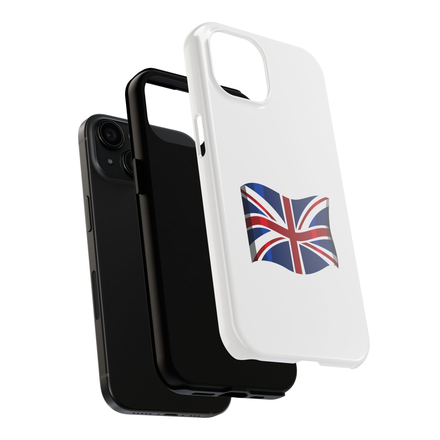 British Flag Tough Phone Case, Durable Phone Cover, Union Jack Case, Gift for UK Lovers, Stylish Phone Protector