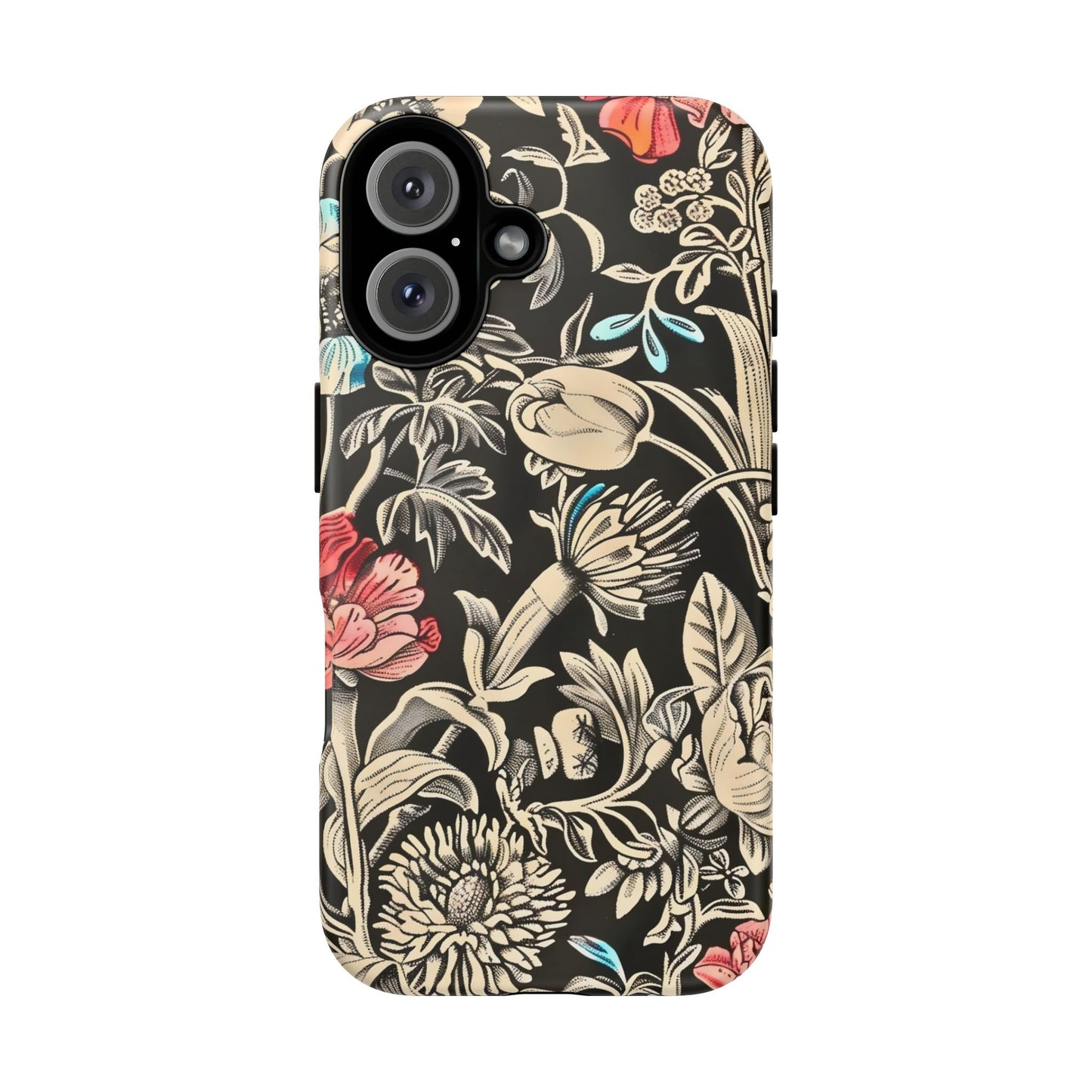 Floral Phone Case, Tough Cases, Flower Design, Gift for Her, Spring Accessory, Unique Phone Cover, Eco-Friendly