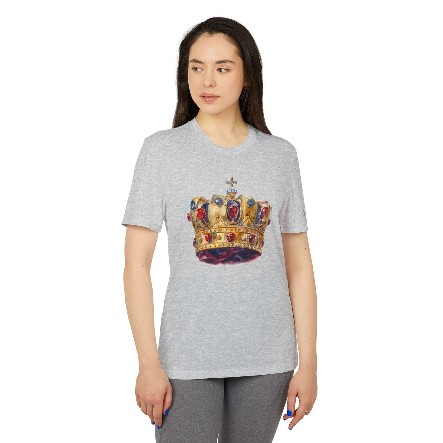Unisex Sport T-shirt - Cool Athletic Wear for Fitness Enthusiasts - British Royal Crown Design - Iconic Symbol of Monarchy