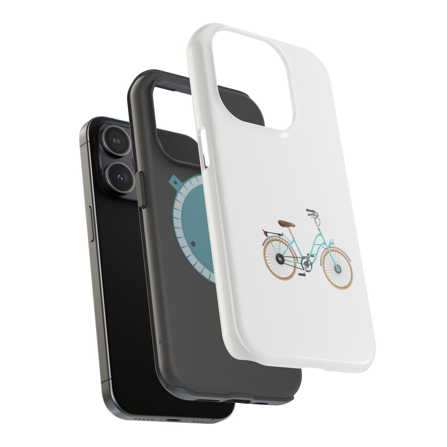 Charming Bicycle Magnetic Tough Case, Fun Phone Cover, Bike Lover Gift, Unique Mobile Accessory, Perfect for Fall and Spring Adventures