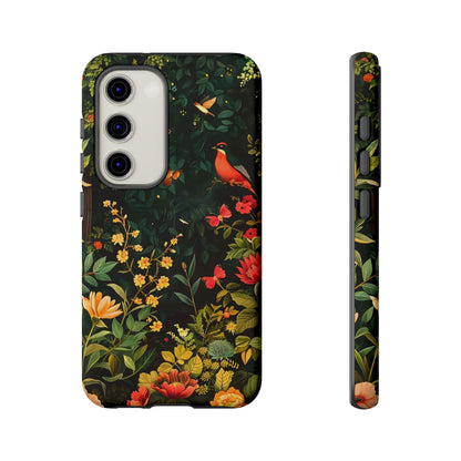 Floral Tough Phone Case, Nature-Inspired Design, Ideal for Garden Lovers, Gift for Birthdays, Christmas, Eco-Friendly Accessory