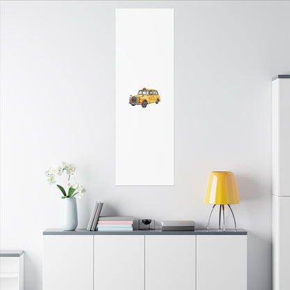Vintage Taxi Matte Canvas, Stretched, 0.75" (Multi-Size)