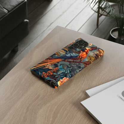 Vibrant Phone Case with Exotic Bird Design, Floral Phone Cover, Tough Case for Nature Lovers, Unique Gift Idea, Phone Accessory, [...]