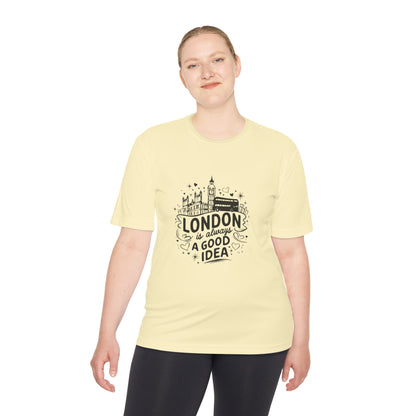 Unisex Moisture Wicking Tee - London is always a good idea
