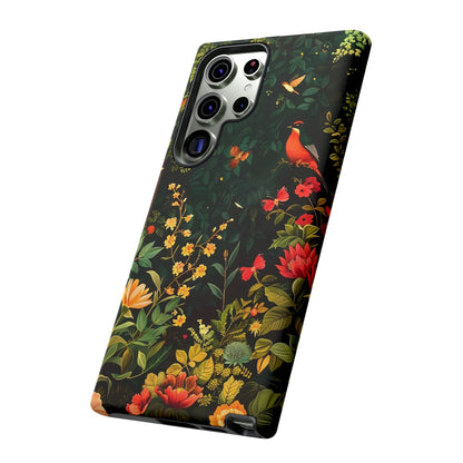 Floral Tough Phone Case, Nature-Inspired Design, Ideal for Garden Lovers, Gift for Birthdays, Christmas, Eco-Friendly Accessory
