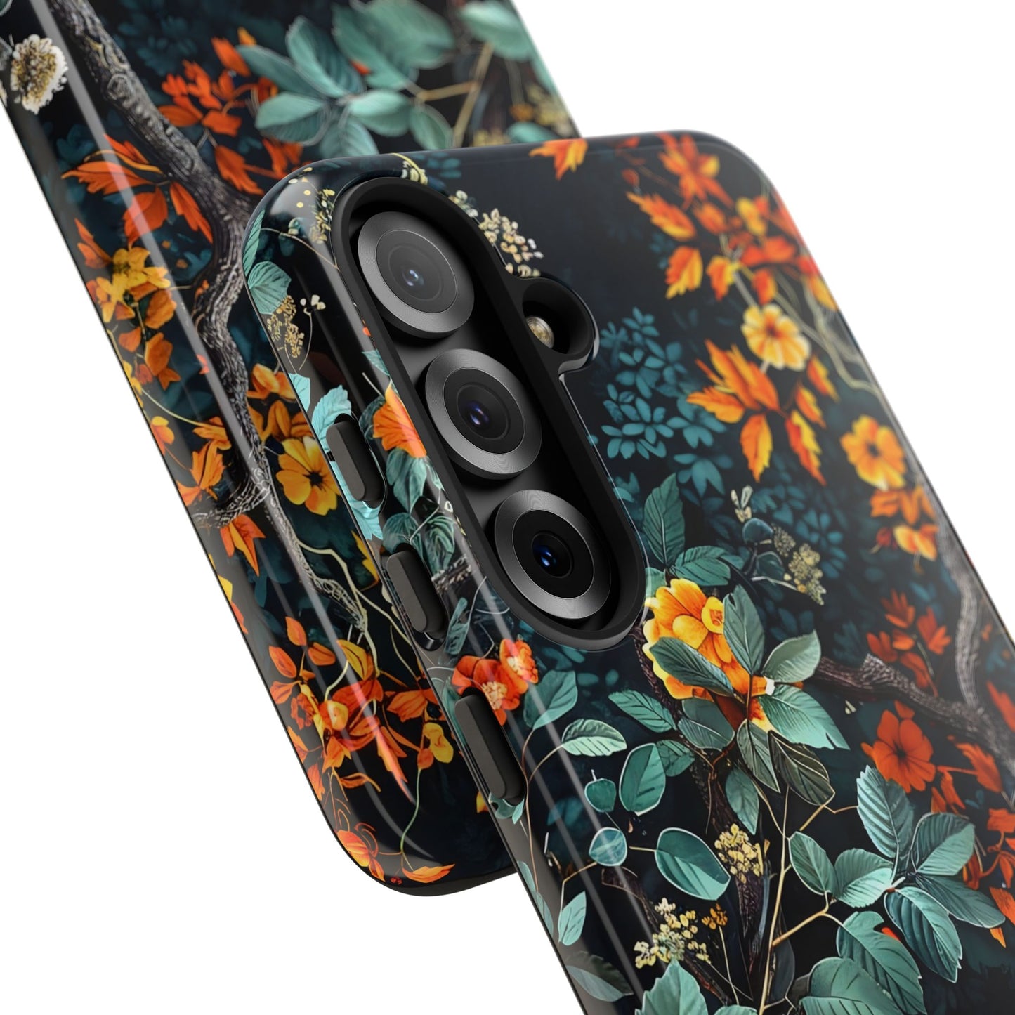 Floral Phone Case | Tough Cases, Protective Cover, Gift for Her, Autumn Vibes, Floral Phone Accessory, Unique Design