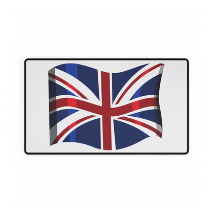 UK Flag Desk Mat - Ergonomic Office Desk Accessory, Gift for Students, Home Office Decor, Desk Protector, Work-from-Home Essential