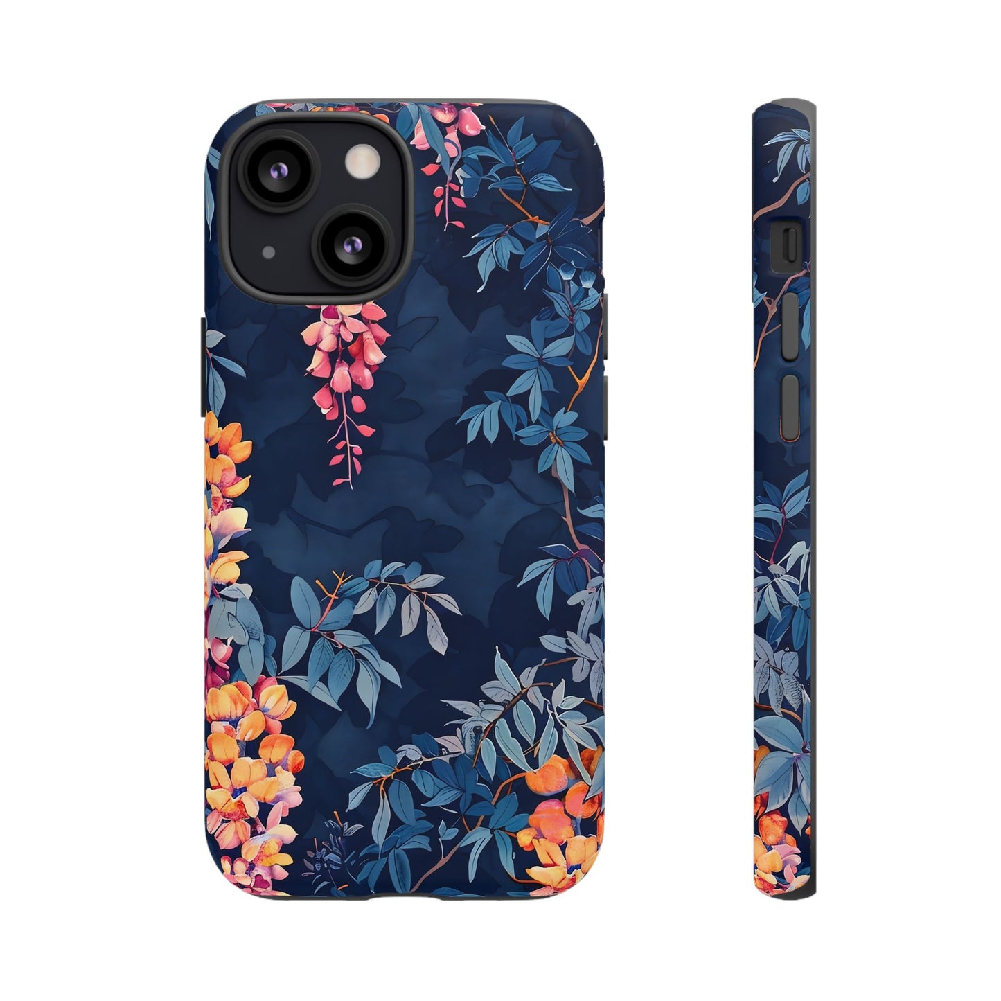 Floral iPhone Case, Tough Phone Cover, Gift for Her, Nature Lover Accessory, Spring Decor, Unique Floral Design