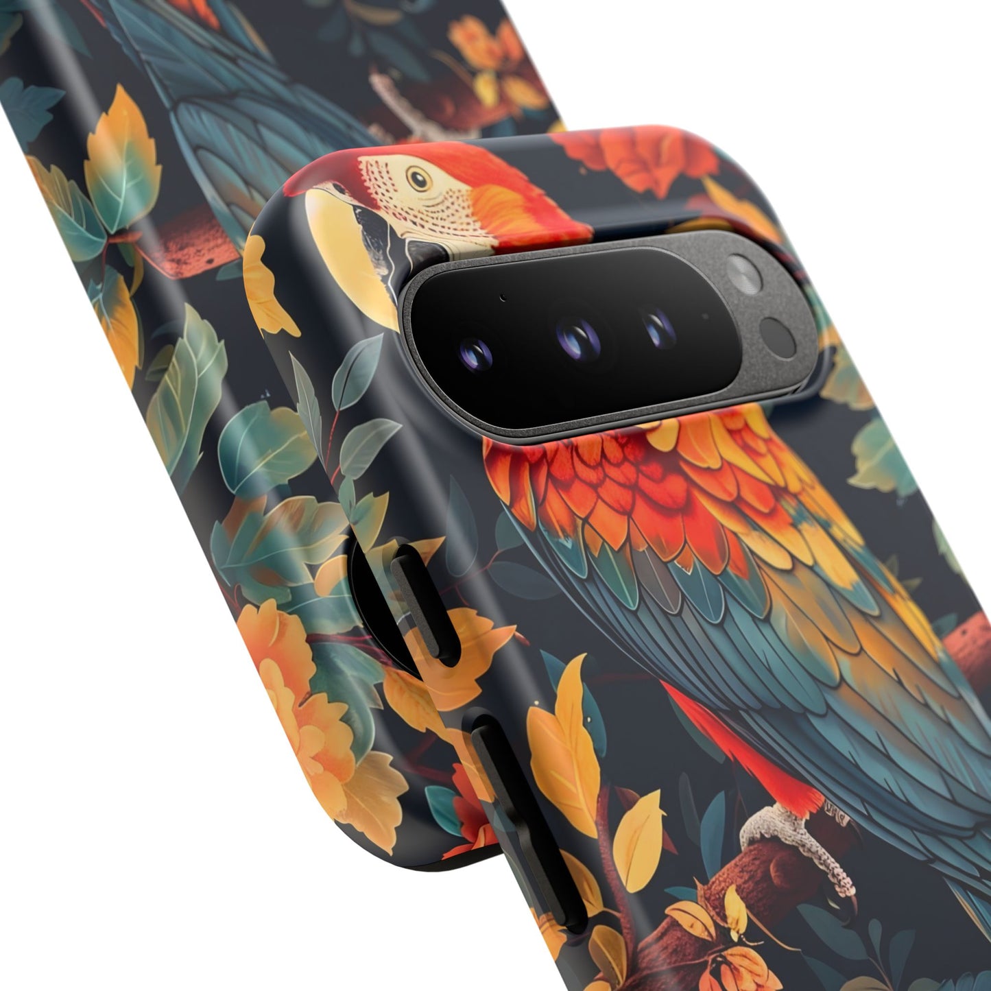 Vibrant Parrot Phone Case - Tough, Stylish, Nature-Inspired, Tropical, Wildlife, Perfect Gift, Summer Vibes