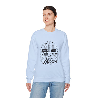Unisex Heavy Blend™ Crewneck Sweatshirt -  Keep Calm and Love London