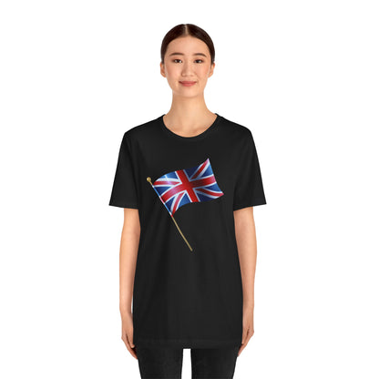 Unisex Jersey Short Sleeve Tee - Classic UK Flag Design - Union Jack Symbol