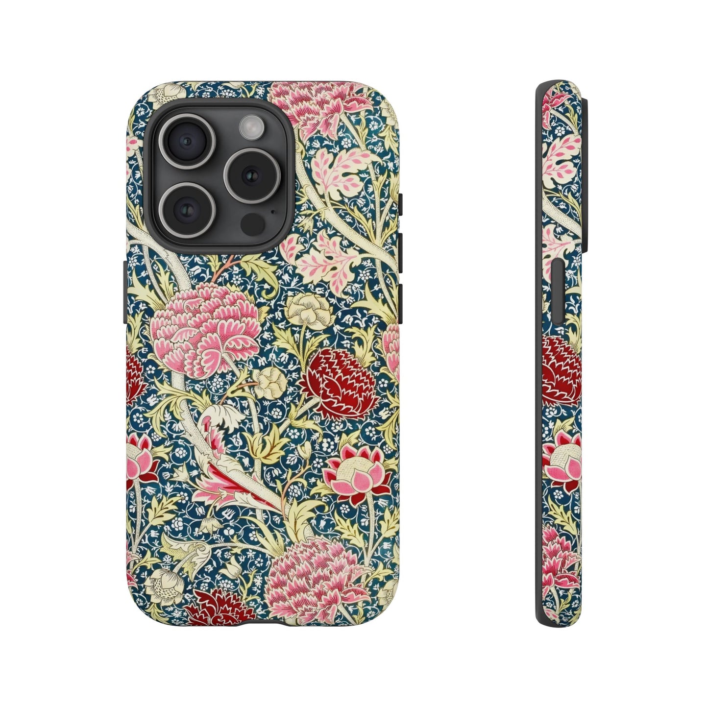Floral Phone Case, Tough Cases, Durable Phone Cover, Stylish Phone Protector, Gift Idea for Nature Lovers, Floral Pattern Tech Accessories