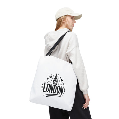 London-Themed Tote Bag | Stylish, Unique Bag for Travelers, Beach, Shopping, Gifts, or Everyday Use