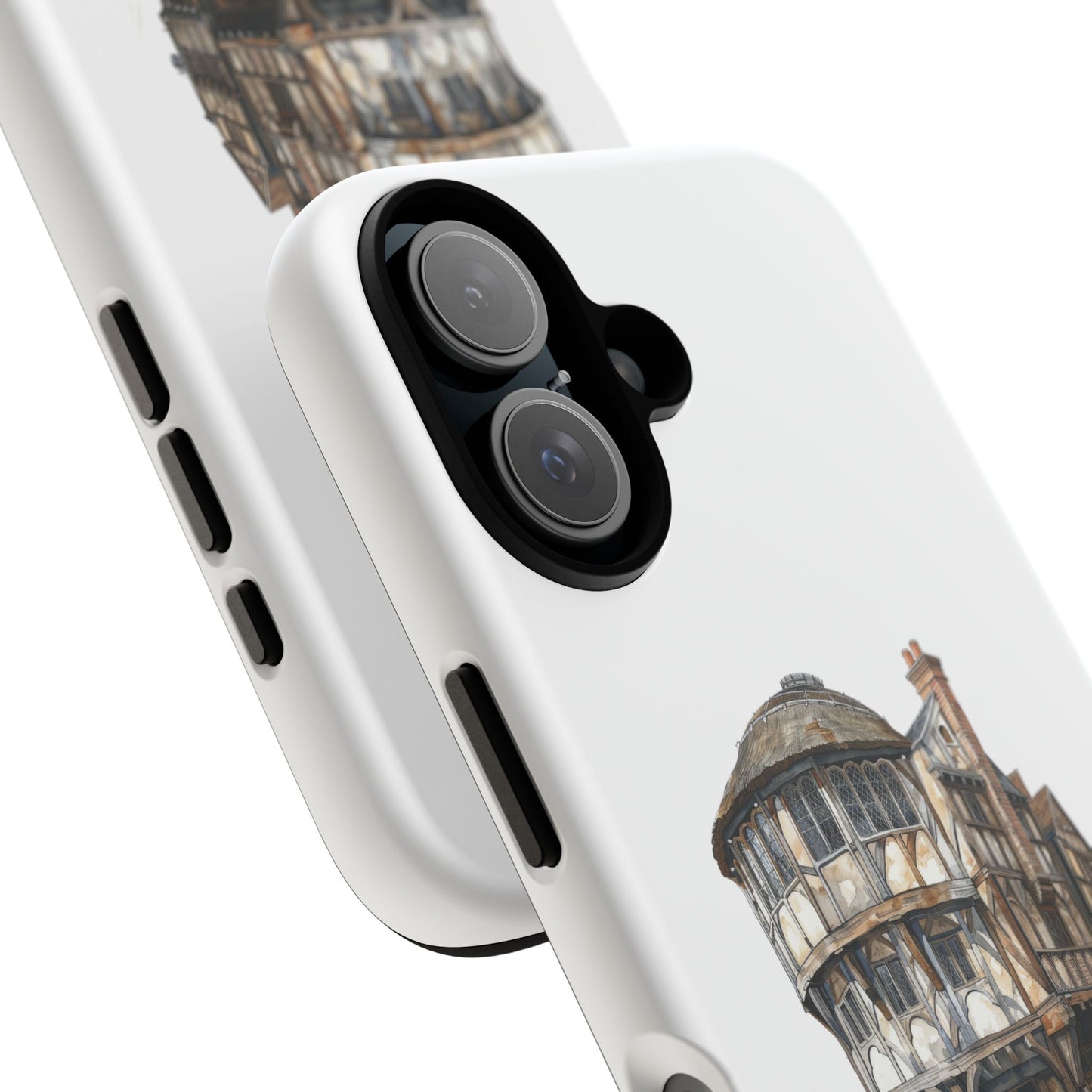 Artistic Phone Case - Tough Cases with Historic Building Design