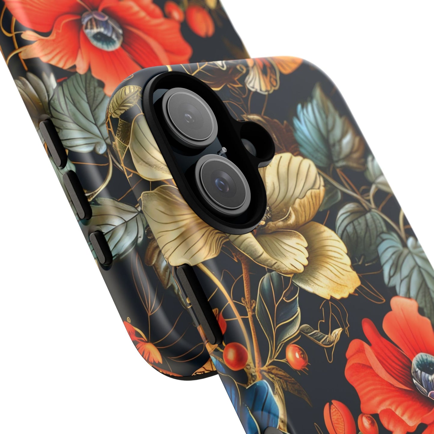 Floral Phone Case - Tough Cases for Stylish Protection, Floral Design, Gift for Her, Trendy Accessories, Phone Cover