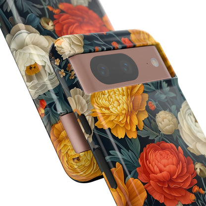Floral Tough Case for Phones | Durable Floral Phone Cover, Boho Chic, Unique Gift for Her, Phone Protection, Flower Design