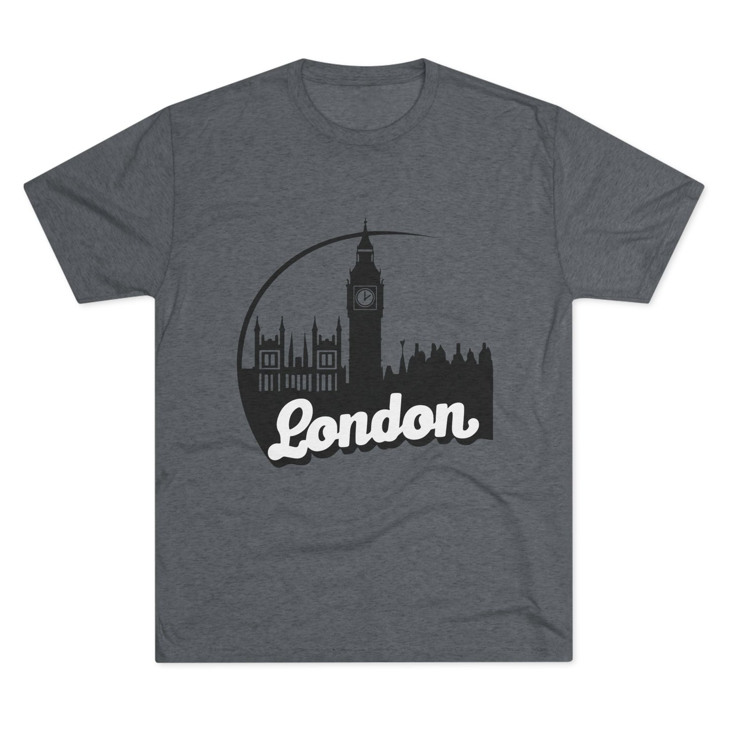 London High-Grade Unisex Tri-Blend Crew Tee