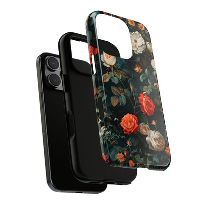 Floral Phone Case | Tough Cases with Elegant Design | Gift for Her, Mother's Day, Birthdays, Personalized, Trendy Tech Accessories