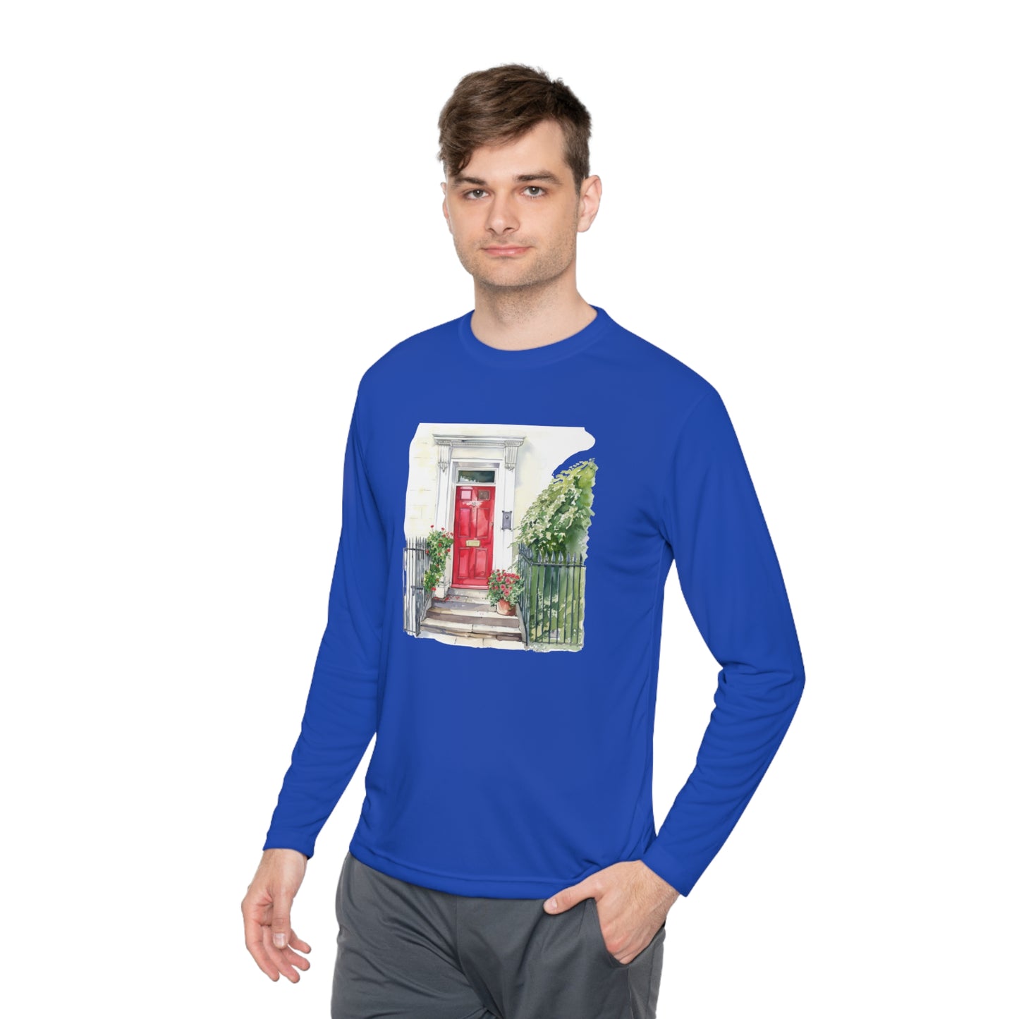 Unisex Lightweight Long Sleeve Tee -  British Nature - Scenic Landscapes and Natural Beauty
