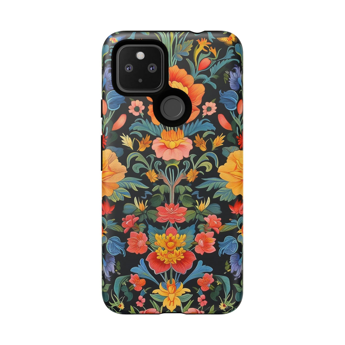 Floral Phone Case - Tough Cases, Flower Pattern Phone Cover, Nature Lover Gift, Stylish Protective Case, Colorful Floral Design