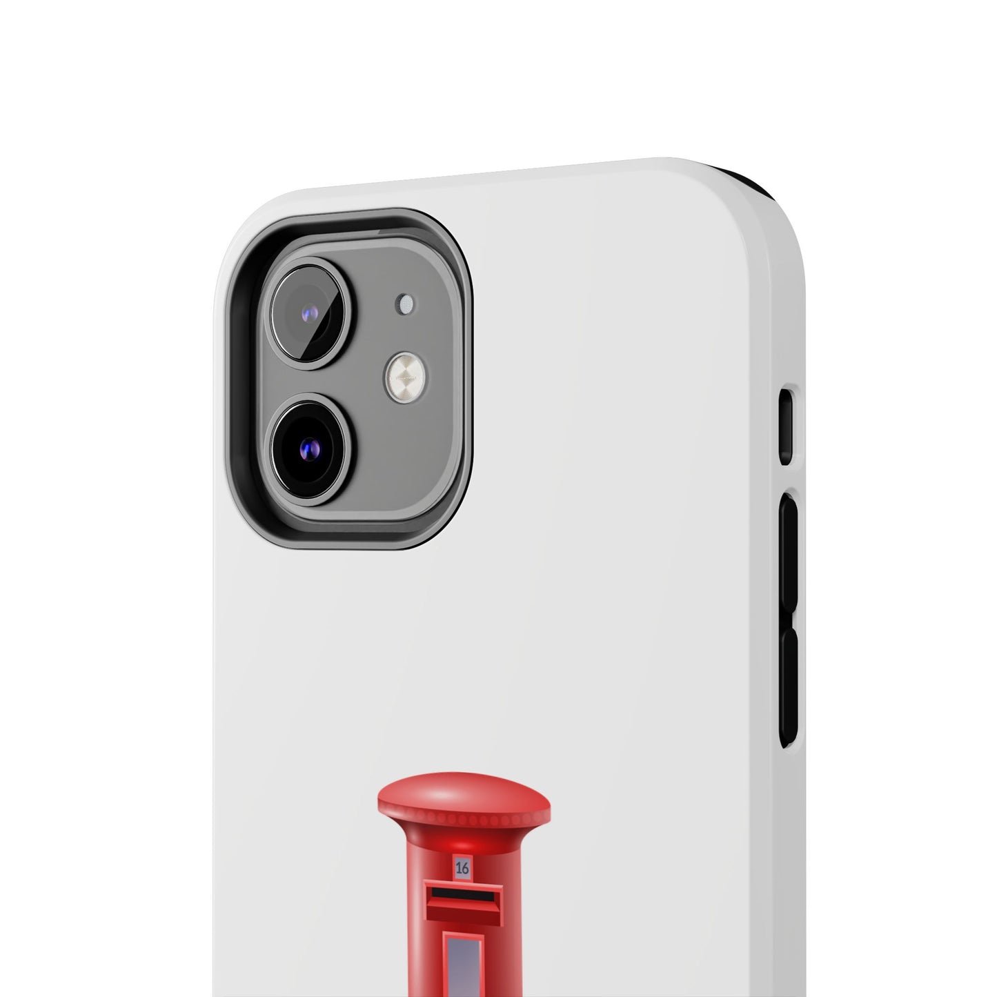 Red Mailbox Tough Phone Case, Durable Phone Cover, Unique Gift, Post Office Style, Trendy Phone Accessory
