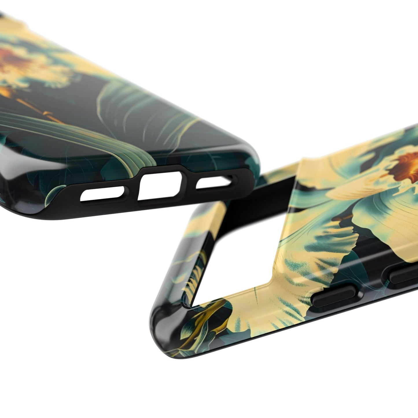 Floral Phone Case - Tough Cases with Orchid Design, Durable Smartphone Cover for Nature Lovers, Floral Gift for Her, Botanical [...]