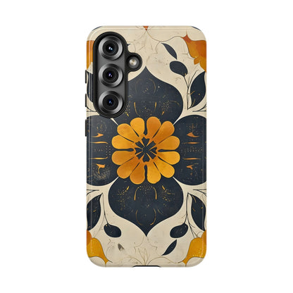 Floral Phone Case - Tough Cases, Botanical iPhone Cover, Vintage Flower Design, Durable Smartphone Protection, Unique Gift Idea