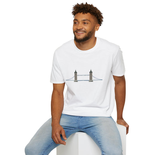 Tower Bridge - Iconic London Landmark Classy Unisex Softstyle T-Shirt
