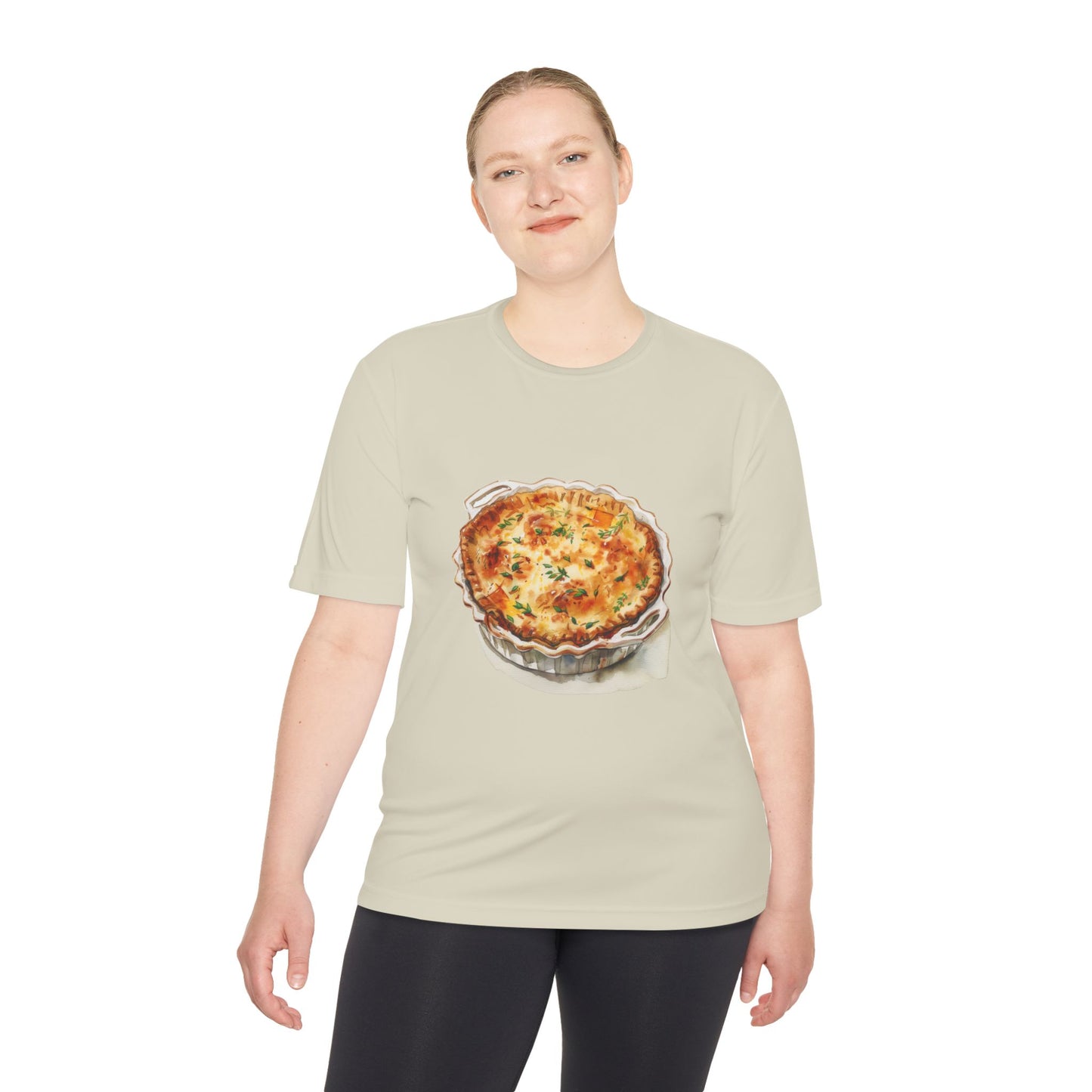 Unisex Moisture Wicking Tee - Artistic Food-Themed Painting for Home Decor