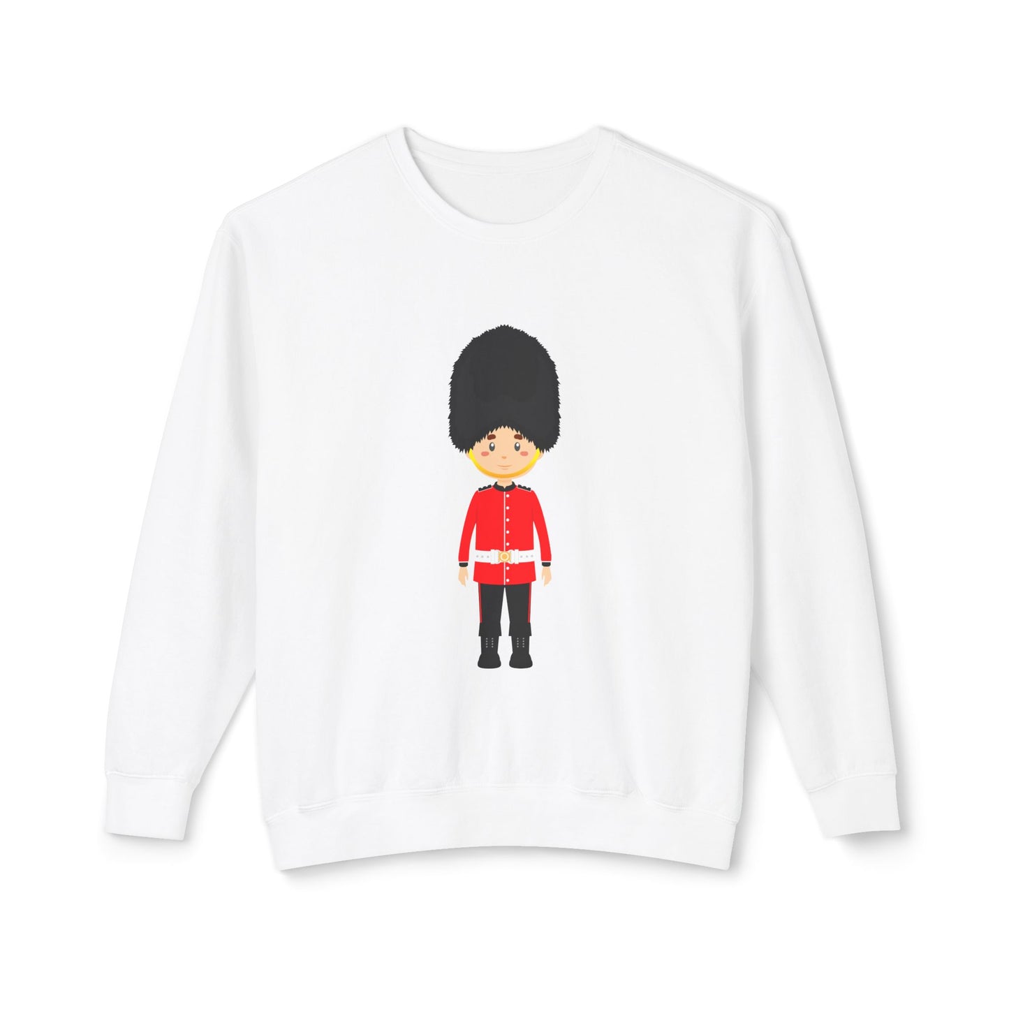 Unisex Lightweight Crewneck Sweatshirt - British Soldier Military Elegance and Honorable