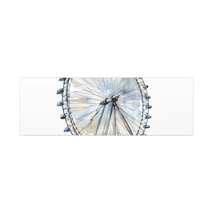 London Eye Canvas Print, Wall Art Decor, Travel Gift, Home Decoration, Unique Art Piece