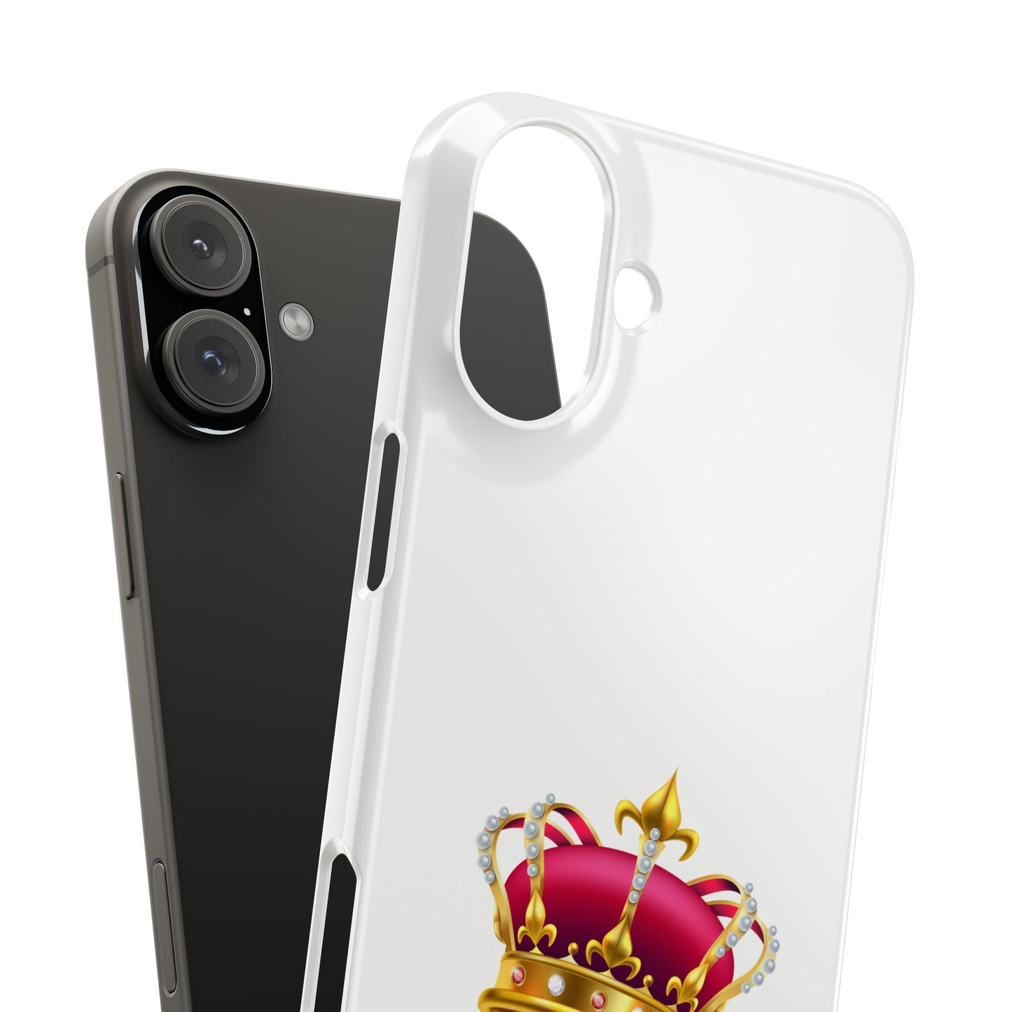 Stylish Crown Phone Case | Slim Fit, Fun Design, Ideal Gift for Royalty Lovers, Birthday or Holiday Present, Phone Accessories